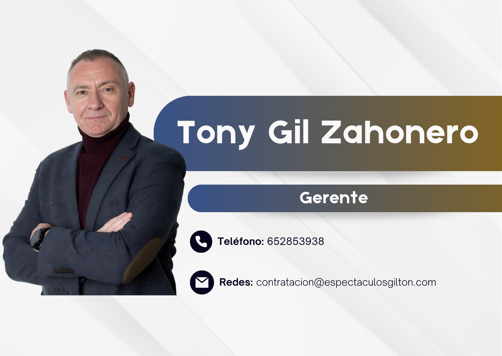 Tony Gil Zahonero — Gerente