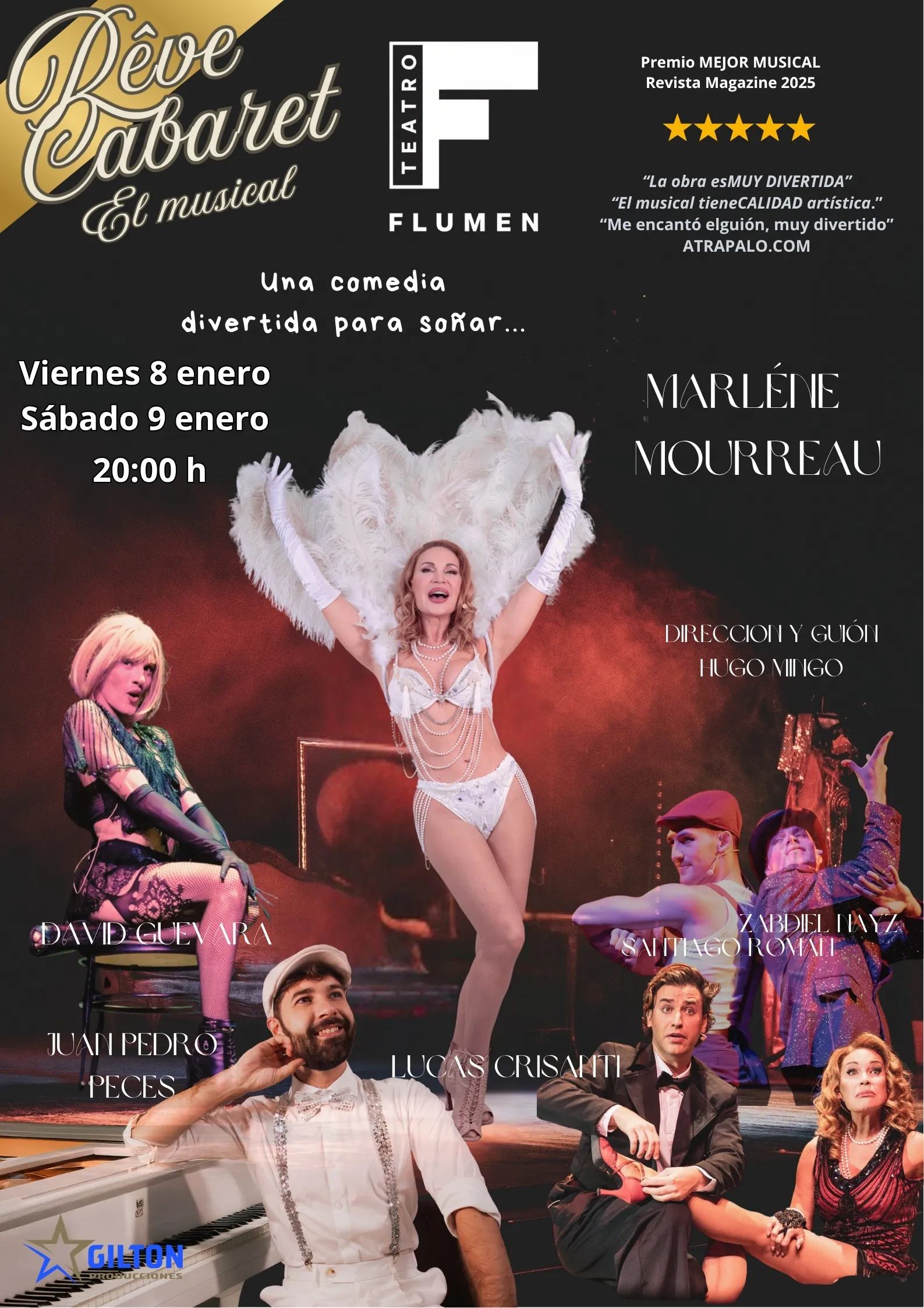 RÊVE CABARET EL MUSICAL - MARLENE MOURREAU
